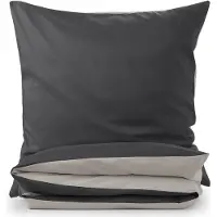 Blumtal Premium linge de lit d'été extra-doux réversible & taie d'oreiller - Housses de couette en microfibre, 2 pièces