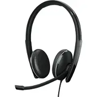 Epos ADAPT 165T USB II - ADAPT 100 Series - Casque - supra-aural - filaire - prise 3,5 mm, USB-A - noir - pour Microsoft Teams, optimisé pour UC (1000902)