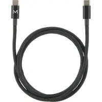 Mobilis 001389 Cable USB C / USB C - 1m - 100W - Black