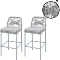 MCW Tabouret de bar -O21 (lot de 2)