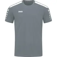 Jako T-shirt femme Power, Couleur:gris pierre, Taille:34