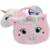 Toi Toys Licorne en peluche dans un sac