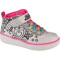 SKECHERS Sport Court 92 - Color Me Kicks 302213L-WMLT, Baskets, pour filles, Blanc