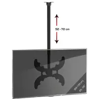 VCM - Support de plafond Meuble Télévision 52-70 B-DX 400 H. 52 x B. 40 x T. 15 cm