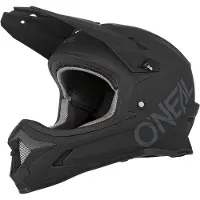O'Neal Sonus Youth Solid Mat Noir Casque Vélo Downhill Enfant Taille YL