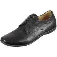 Think! Think STONE Chaussures hommes - Chaussures basses élégantes - Chaussures à lacets noir NEU