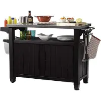 Keter Unity XL Table polyvalente 207 l, brun 230409