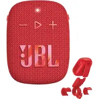 JBL Wind 3S | Haut-parleur Bluetooth mince au guidon - Rouge