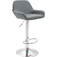 CLP Tabouret de bar Braga similicuir chromé
