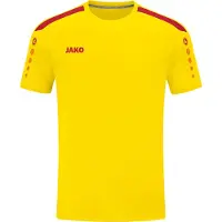 Jako Power Maillot manches courtes hommes - Jaune / Rouge