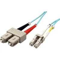 Roline LWL-Kabel 50/125µm OM3, LC/SC, türkis 10m (21.15.8718)
