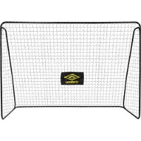 Dunlop But de football 300 x 120 x 205 cm - Grand but - Jouet de jardin pour tous les âges - Montage rapide - Cible d'entraînement - Métal - Noir/Jaune
