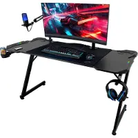 Qware Bureau Gaming Akron Rgb Noir (qw Gt-140led)