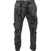 Urban Classics Pantalon cargo ' Camo Cargo Jogging Pants ' gris