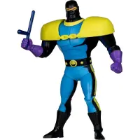 Mcfarlane Toys Batman Gold Up The Animated Series Dc Direct Build-a Wave 5 Lock-black Light Edition Label Action Figure 15 Cm Bleu