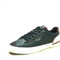 Pepe Jeans pour homme. PMS300011 Trainers Kenton Campus navy (42), Plat, Lacets, Casuel, Marine