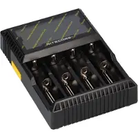 Nitecore DigiCharger D4EU Chargeur 4 baies avec écran LCD
