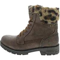 Mustang Bottines à lacets 'Bienke' marron