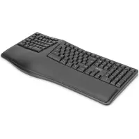 Digitus Ergonomische Tastatur, kabellos, 2,4 GHz