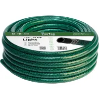 Vartco tuyau d'eau à 3 couches Tuyau d'arrosage de jardin Tuyau flexible en polyester tressé croisé résistant aux UV 25 Bar 1/2" 15m