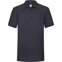 Fruit Of The Loom Polo Piqué 65/35 Herren, Kurzarm BC382 (3XL) (Dunkles Marineblau)