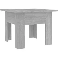 vidaXL Table basse Gris Sonoma 55x55x42 cm Bois composite