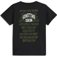 SOMETIME SOON T-Shirt 'Empower' vert / noir / blanc
