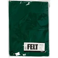 Creativ Company Feutre Hobby Vert foncé A4, 10 feuilles