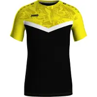 Jako T-Shirt fonctionnel citron vert / noir / blanc