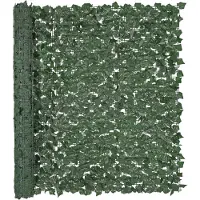 Vevor Haie Artificielle 150x249 cm Brise Vue Clôture de Lierre Artificiel Intimité Support en Tissu Maillé et Joint Renforcé Déco Fausses Feuilles pour Jardin
