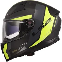 LS2 Casque intégral LS2 FF811 VECTOR II CARBON Grid Jaune Hi-Viz Matt taille XXS
