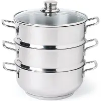 Excelsa Cuiseur vapeur 4 pièces Cooking Tower Sthal Argent