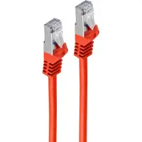 Shiverpeaks BASIC-S U/FTP flat patch cable Cat. 6A 3,00 m rouge