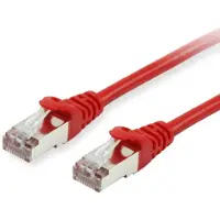 Equip Patchkabel Cat6A S/FTP 2xRJ45 0.25m rot LSZH Polybeutel