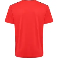 Hummel T-Shirt fonctionnel 'Authentic' rouge feu / noir / blanc