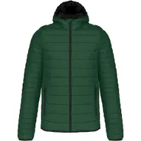 Kariban Veste matelassée légère pour hommes avec capuche