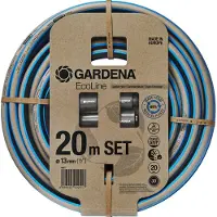 Gardena 18931-20 Tuyau EcoLine 13 mm 1/2 20m avec pièces de système