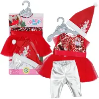 Baby Born Zapf Creation 836118 - tenue de Noël 43cm