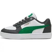 Puma Chaussures de sport Caven Jr. pour enfants, baskets à lacets, couleur blanche, pour un usage quotidien