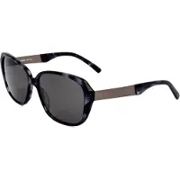 Rodenstock Lunettes de soleil pour femmes R3299 Bleu foncé structuré, gris foncé 57/15/135