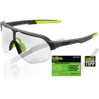 100% S2 Photochromic Sunglasses Gris Clar Photocromic/CAT1-3