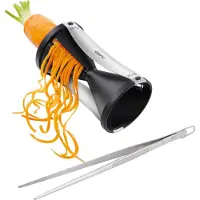 GEFU Set : Coupeuse de spirales SPIRELLI + pincette de cuisine SOCO