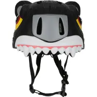 Crazy Safety Casque de vélo Panther avec design d'animal mignon 1001 Black S (49-55cm)