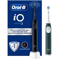 Oral-B iO 2 Noir et Vert Lot de 2