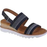 SKECHERS Desert Kiss Hi - Tea Time 113863-NVMT, sandales, femmes, bleu foncé