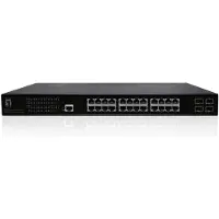 Level One GEP-2861 LevelOne Switch 28x GEP-2861 4xGSFP 19" 390W 24xPoE+