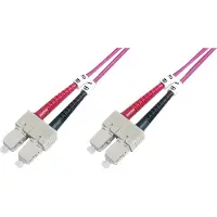 Digitus DK-2522-03-4 Câble patch fibre, SC duplex - SC duplex, OM4, 3.0 m