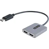 StarTech.com Displayport/2xhdmi 4k Hub Argenté
