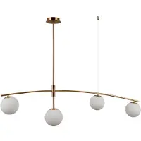 ITALUX Senai lustre moderne doré PND-31322-4-HB