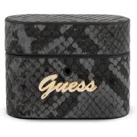 GUESS Guacappusnsmlbk Airpods Pro Coverczarny/Black Python Collection